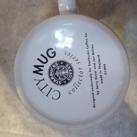 Starbucks 1994 Los Angeles Mug Designers Jerry Greer Jan Belson - Picture 6 of 6